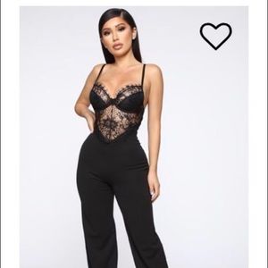 Black Lace Jumpsuit